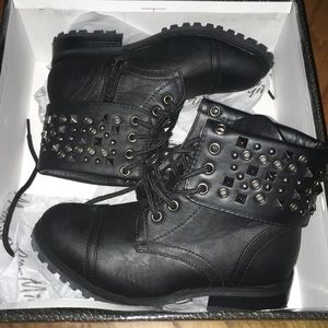 Girls Convertible Combat Fashion Boot